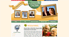Desktop Screenshot of freestate.seniordatinggroup.co.za